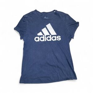 Adidas Women’s Dark Navy “The Go-To Tee” – Size Large